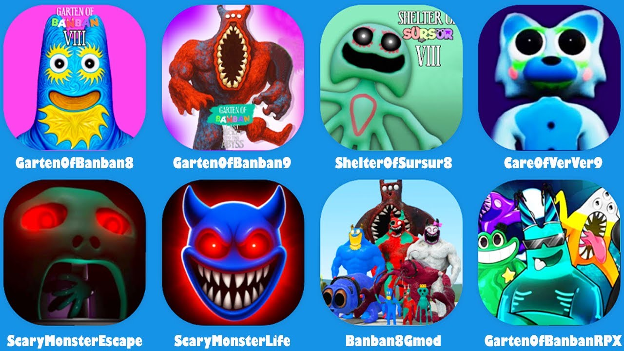 Garten of Banban 9 Mobile,Garten of Banban 8 Gmod Roblox,Care of Verver 9,Garten of Banban Famde