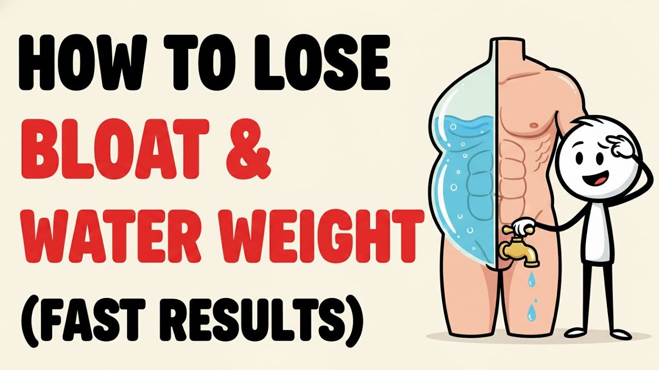 How to Lose BLOAT & Water Weight Fast | Science Explained