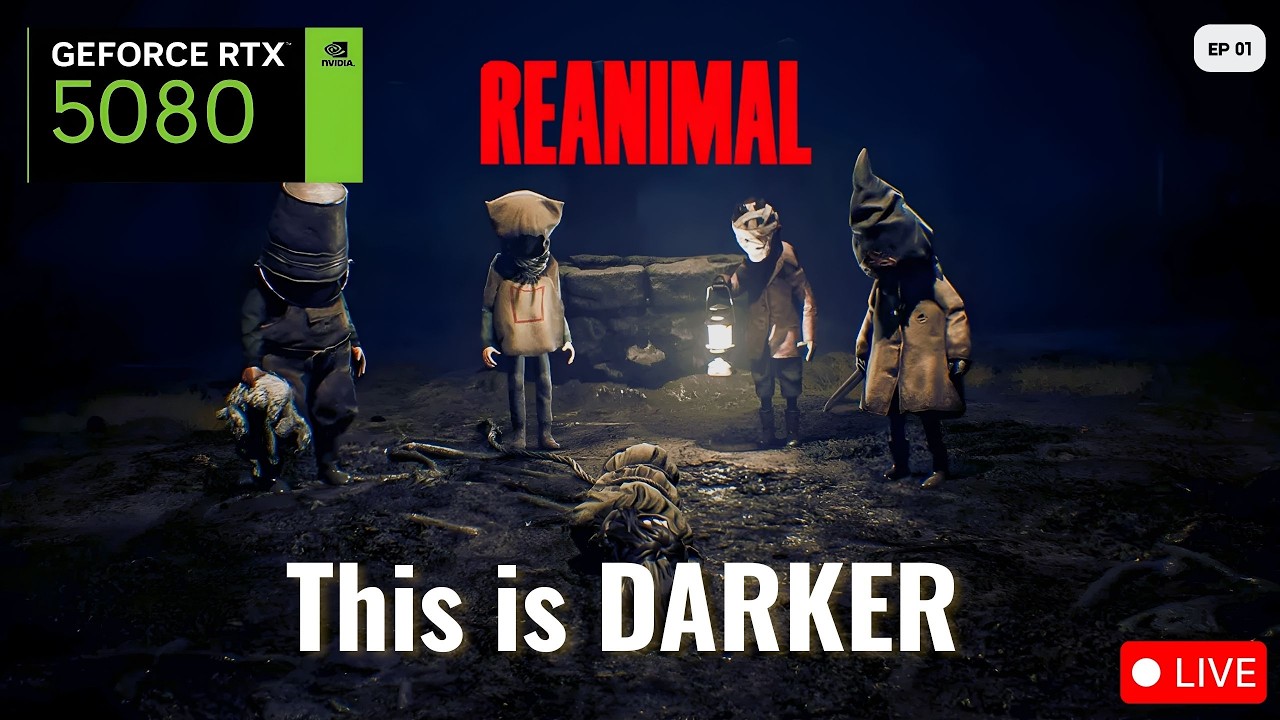 Reanimal – Darker Than Little Nightmares?  | RTX 5080 |  LIVE Horror Collab