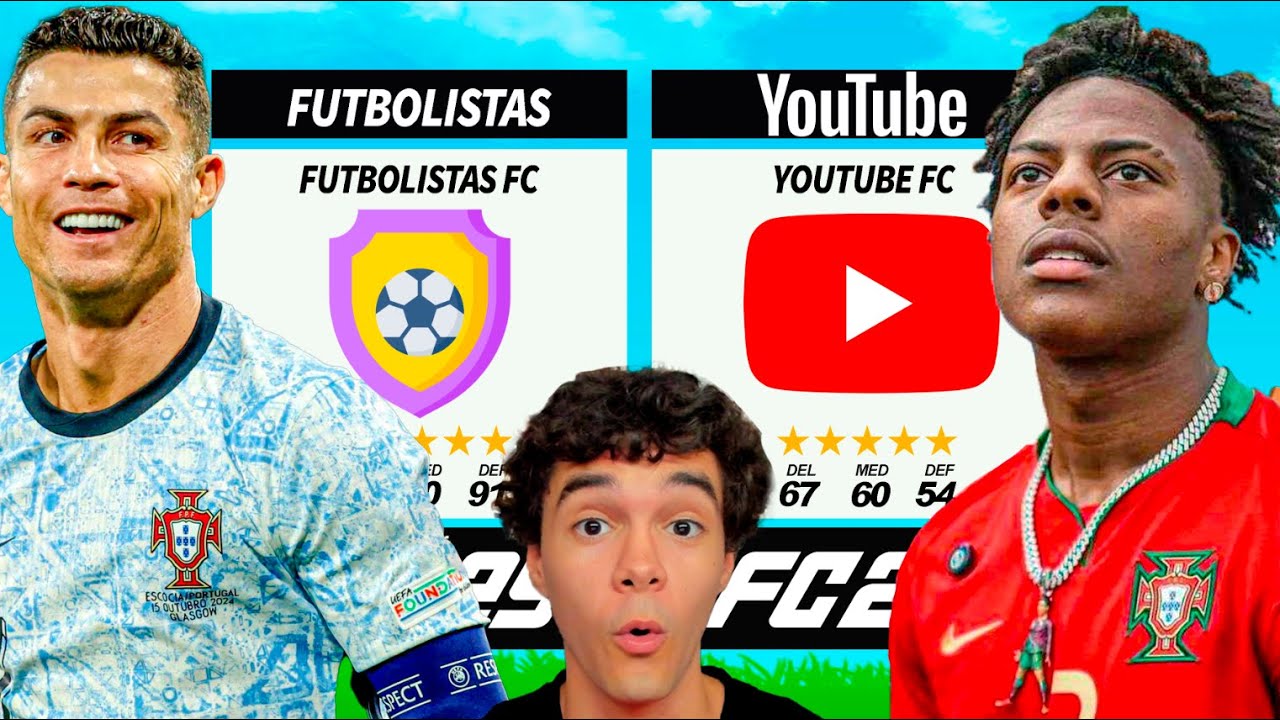 ¡YOUTUBERS vs FUTBOLISTAS en FIFA!