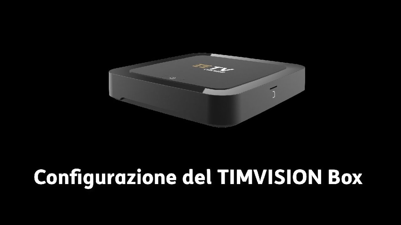 TIMVISION Box Zapper - Nuova configurazione
