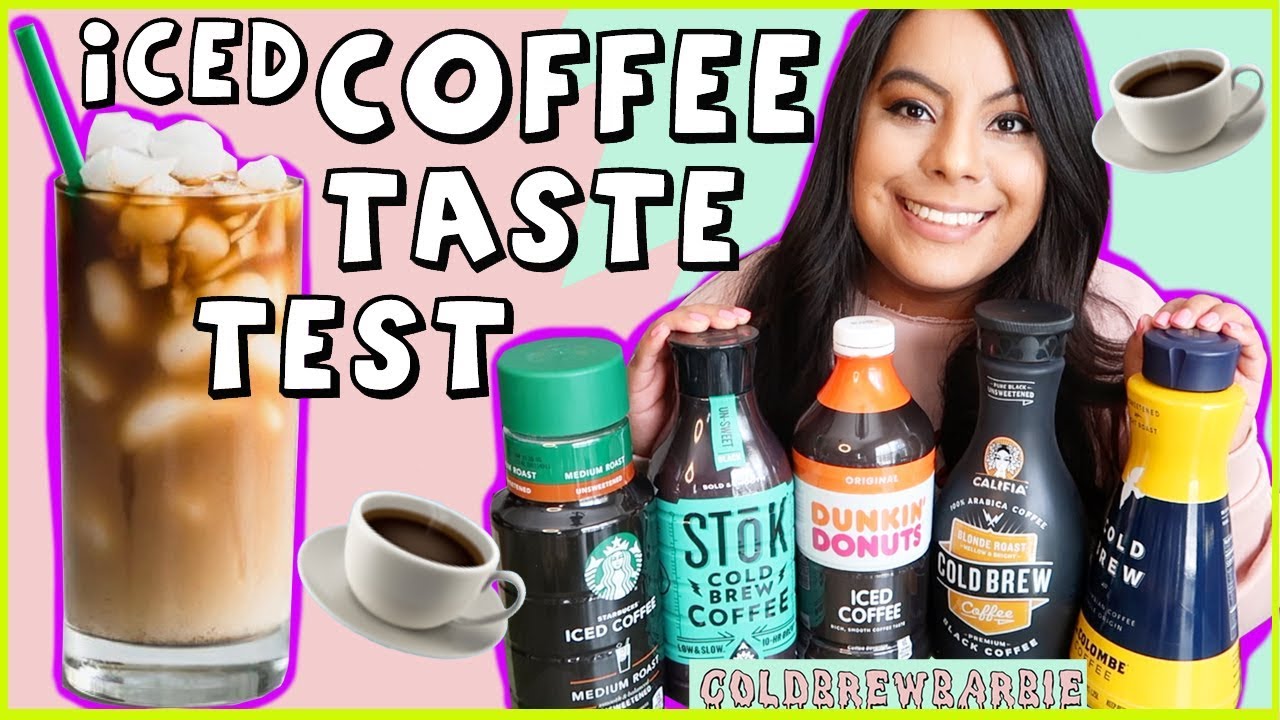 ☕️Iced Coffee Taste Test | ☕️ColdBrewBarbie | Which is the best Iced Coffee? |