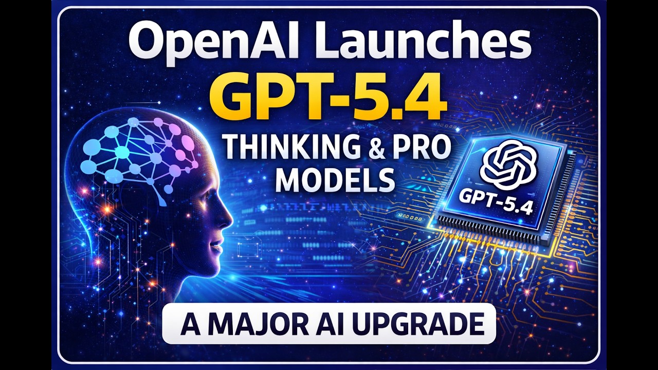 OpenAI Launches GPT-5.4 Thinking & Pro Models &mdash; A Major AI Upgrade