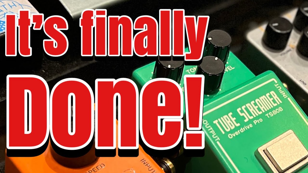The Cover Band Pedalboard | How We improved it...
