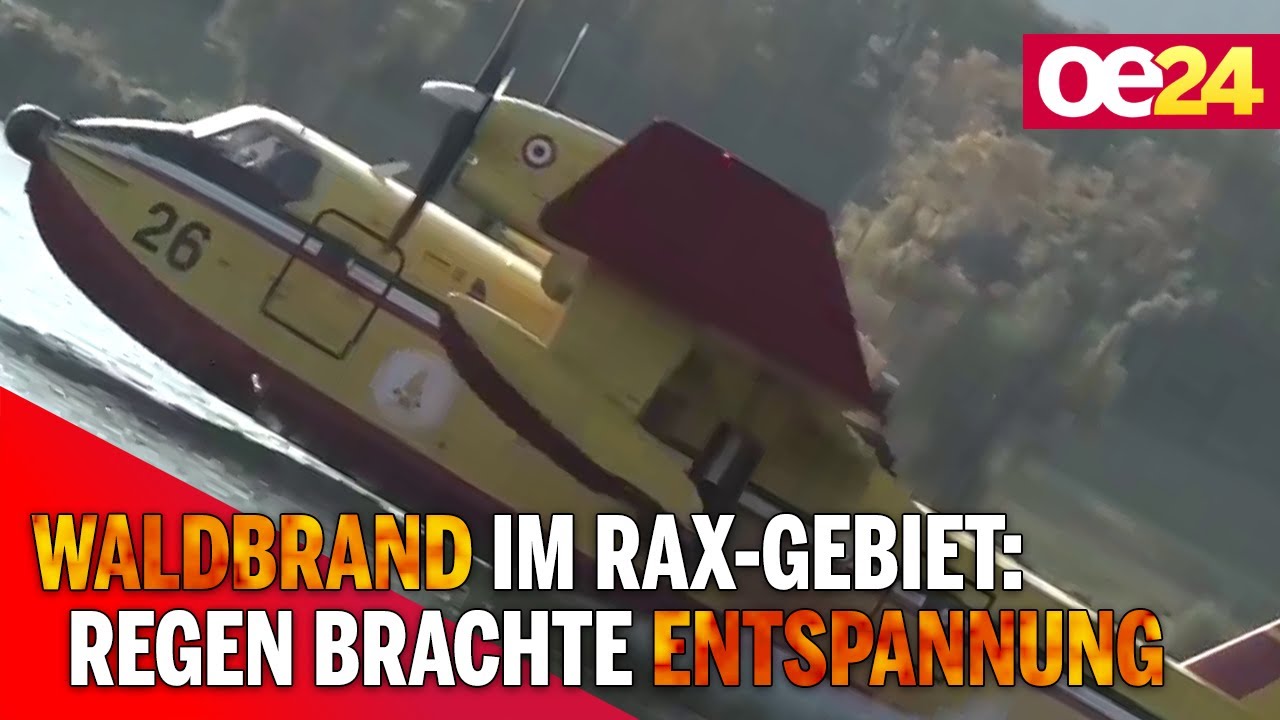 Waldbrand im Rax-Gebiet: Regen brachte Entspannung