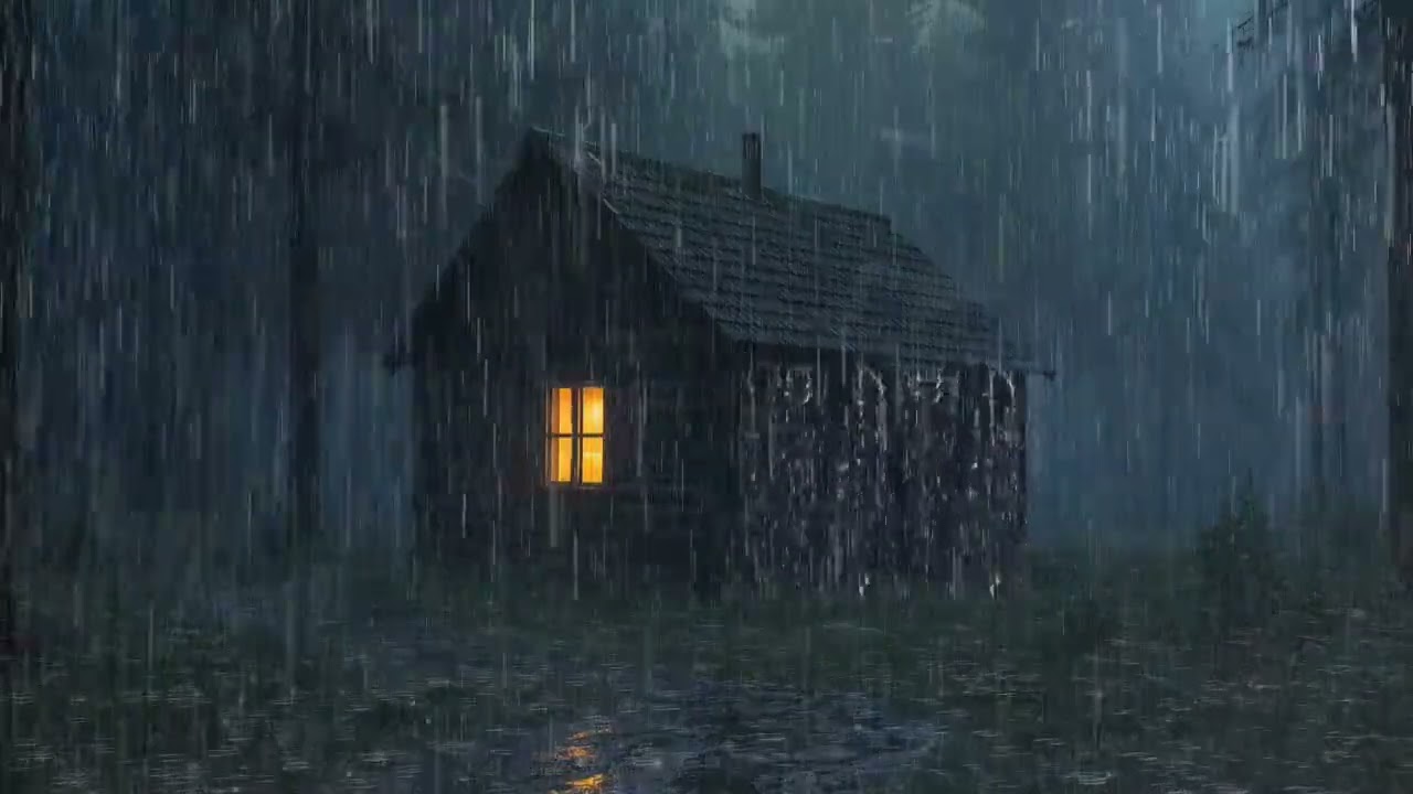 ASMR Stormy Rain Sleep | Heavy Rainstorm Sounds for Deep Relaxation and Peaceful Sleep