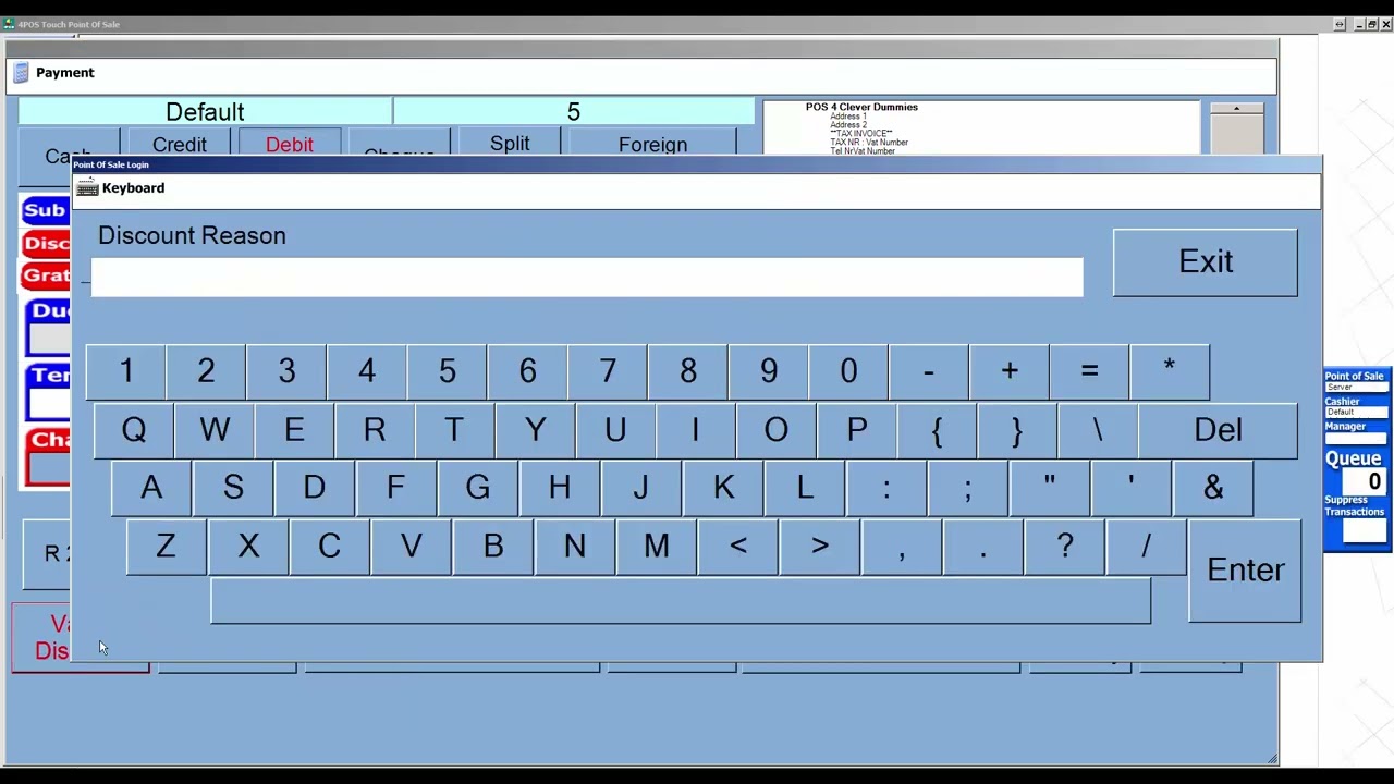4POS Touch Basics