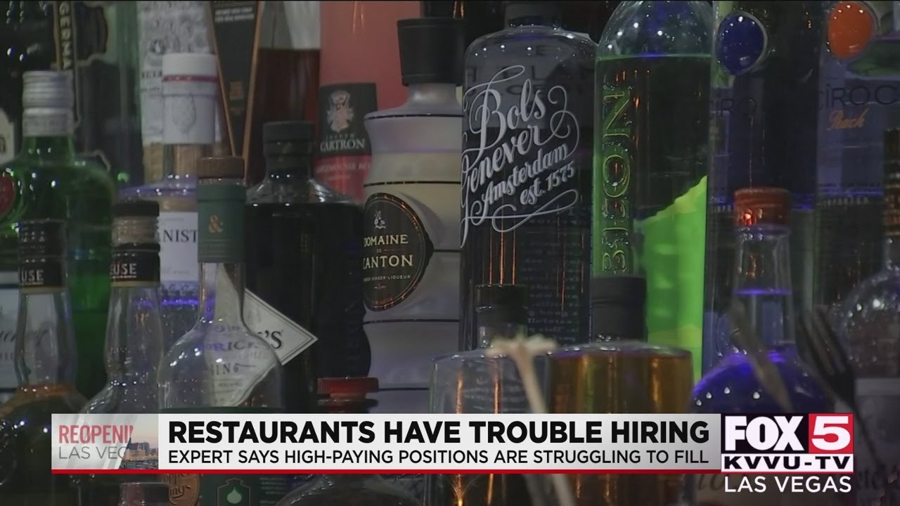 High-paying restaurant jobs on Las Vegas Strip can't find qualified workers, expert says