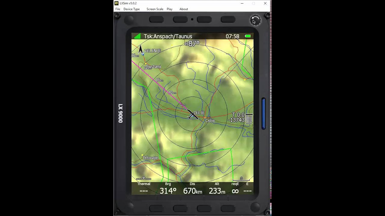 LXNAV Simulator Tutorial #2 - Bedienung und QNH