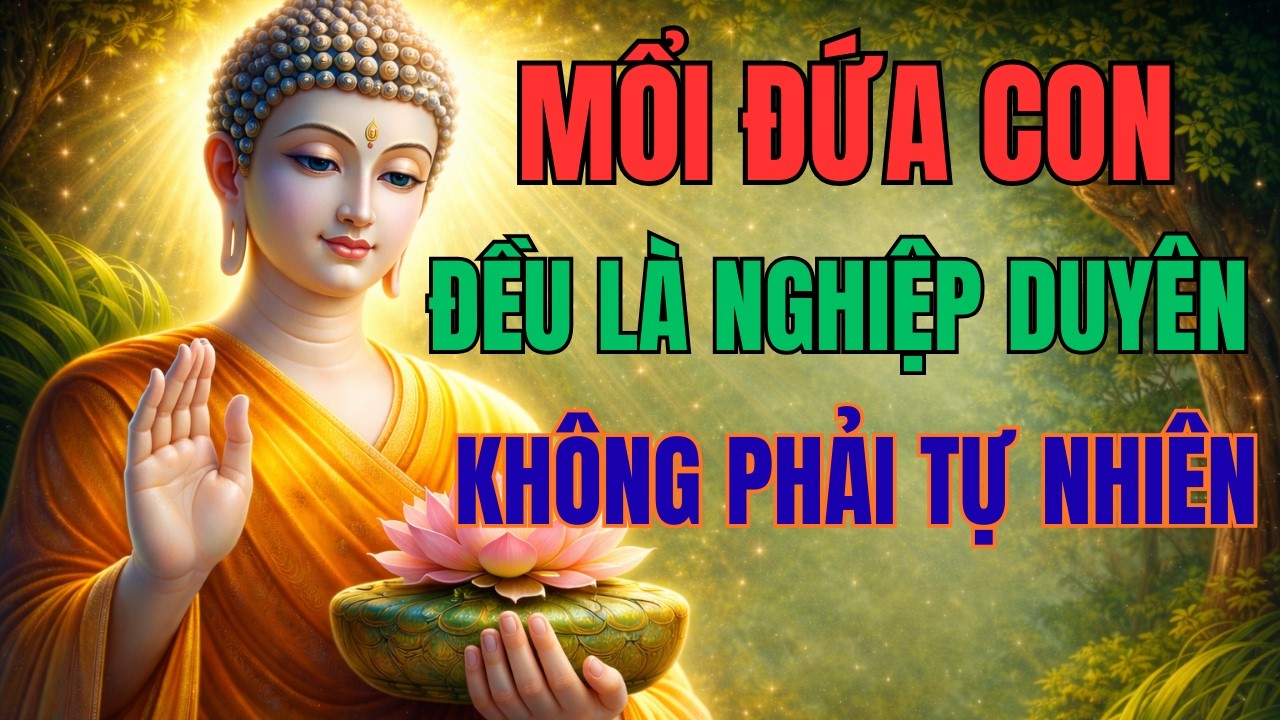 Phật dạy: Vì sao con cái sinh ra đúng gia đình này? Hiểu nhân quả để hết oán, gia đạo chuyển hóa
