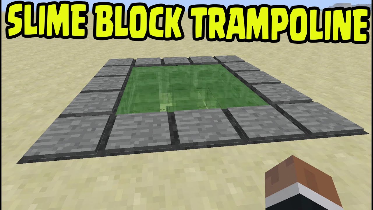 Minecraft PS3, PS4, Xbox, Wii U - SLIME BLOCK TRAMPOLINE (Title Update 31 /1.8)