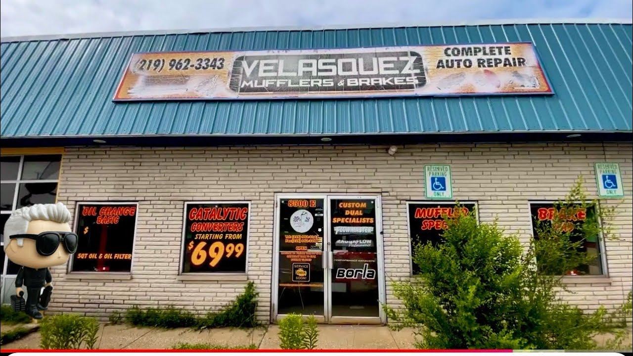 Burnt, Battered & Tattered VELASQUEZ MUFFLER & BRAKES Shop in Hobart, Indiana - The Last Goodbye