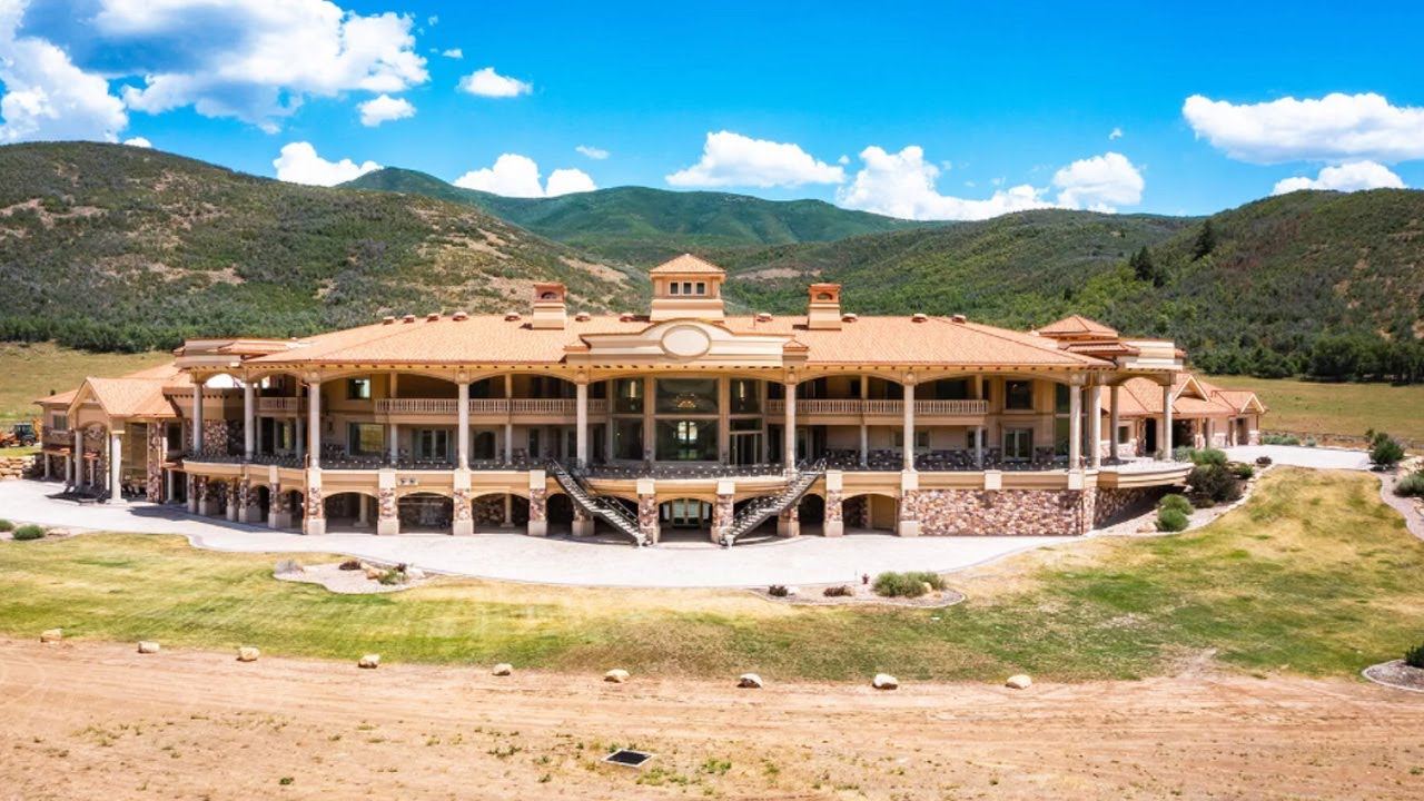 Luxurious and expensive mega mansion in Utah for $ 21,000,000. House tour.