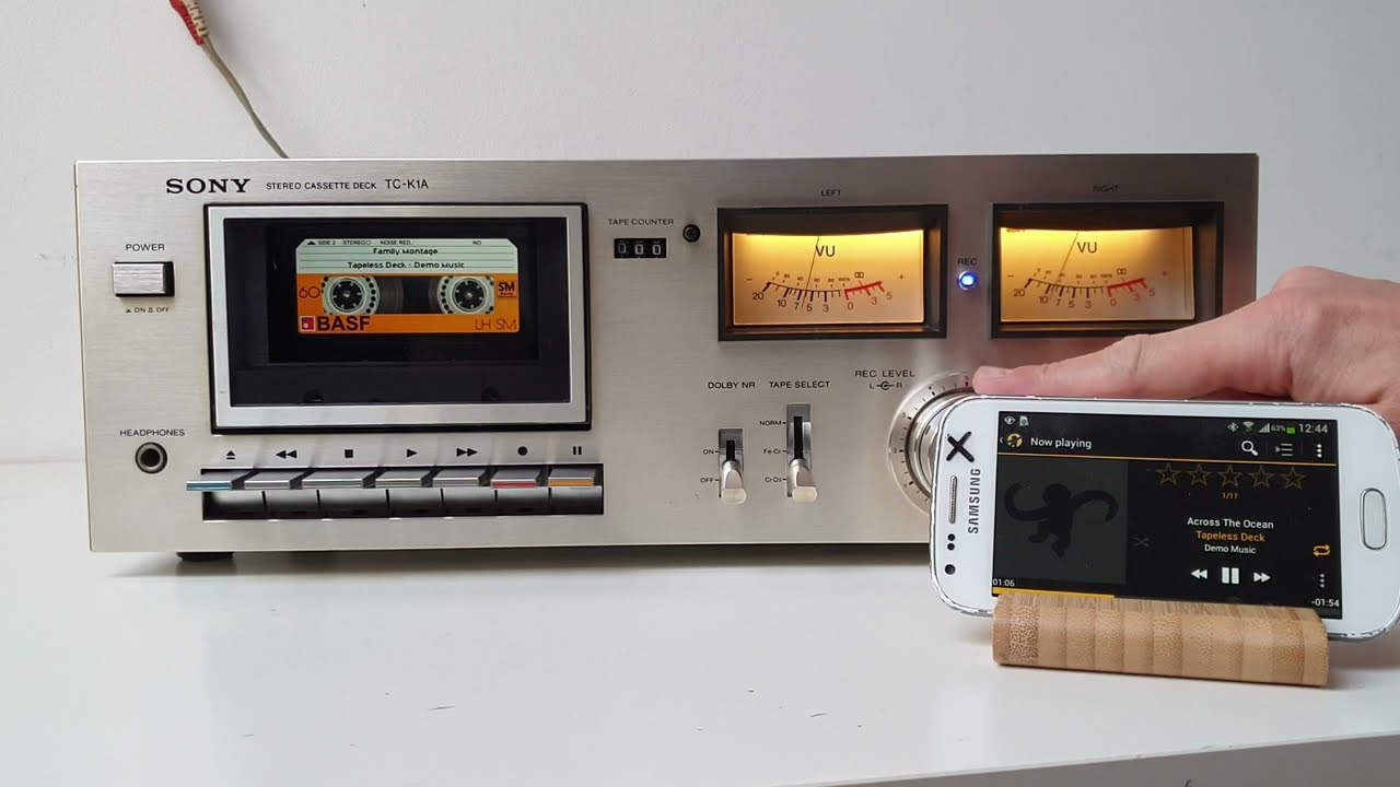 SONY TC-K1A - MP3/FLAC player with Bluetooth receiver - Tapeless Deck Project