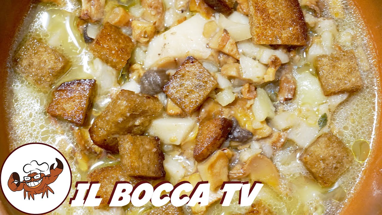 724 - Zuppa di funghi misti..fa contenti anche i tristi! (primo gustoso di stagione facile e veloce)