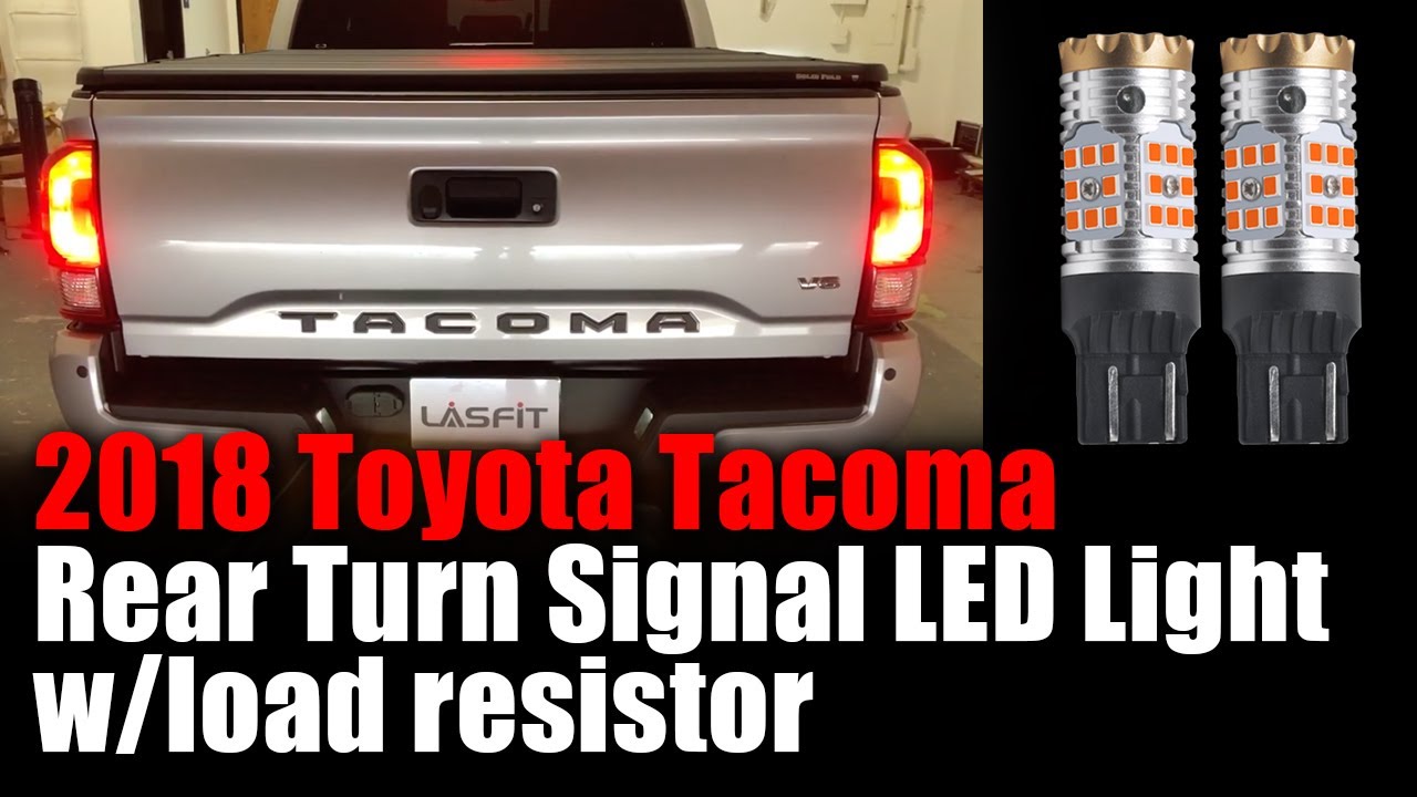 2018 Toyota Tacoma TRD | How to change the turn signal lights to LED bulbs
