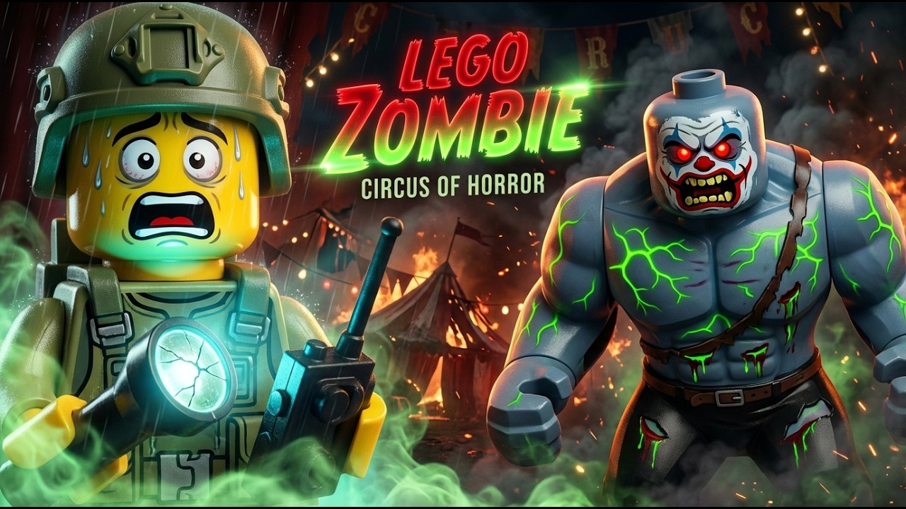 Zombie Rampage: Circus Of Horror EP 29 | LEGO Zombie 3D Animation