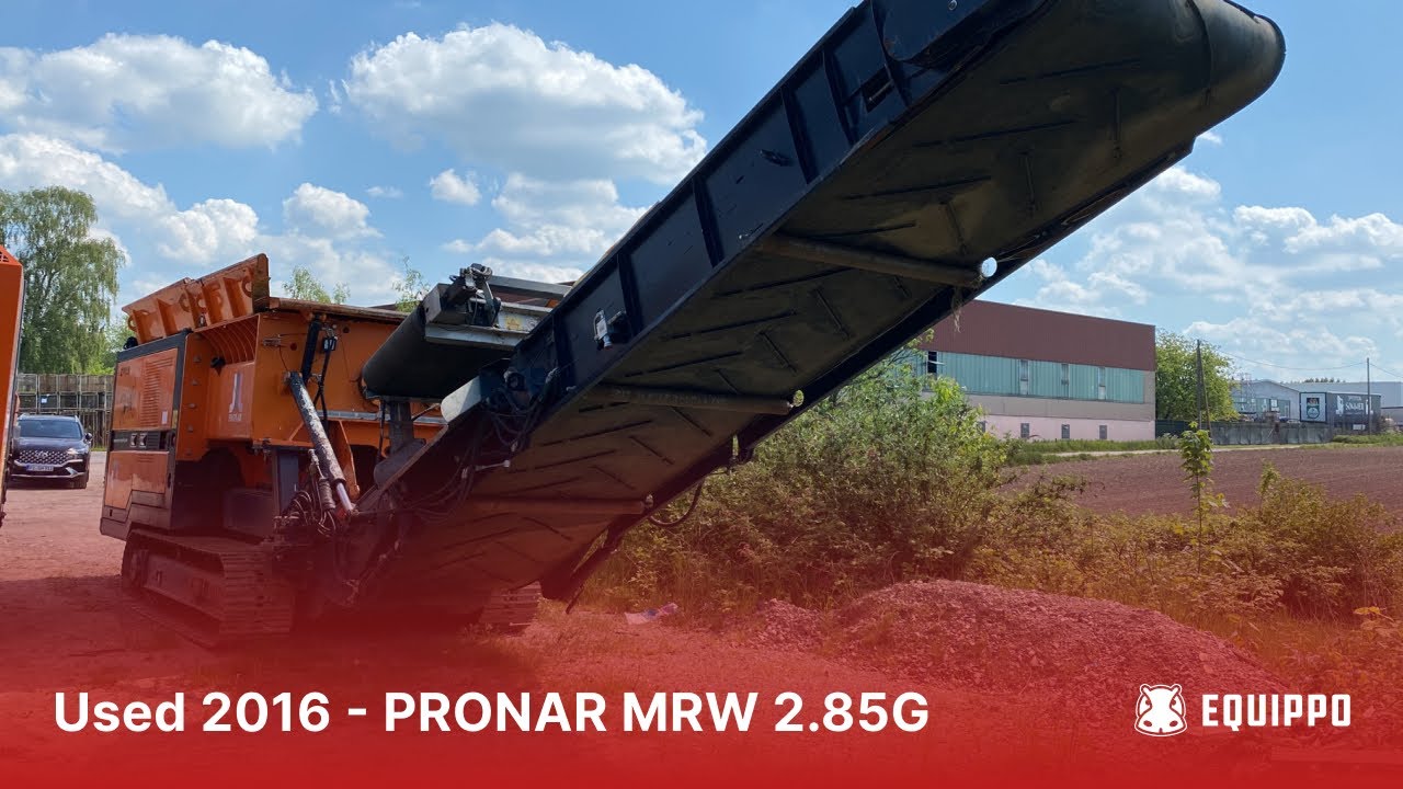 Used 2016 - PRONAR MRW 2.85G | Used Shredder | equippo.com | Used heavy equipment