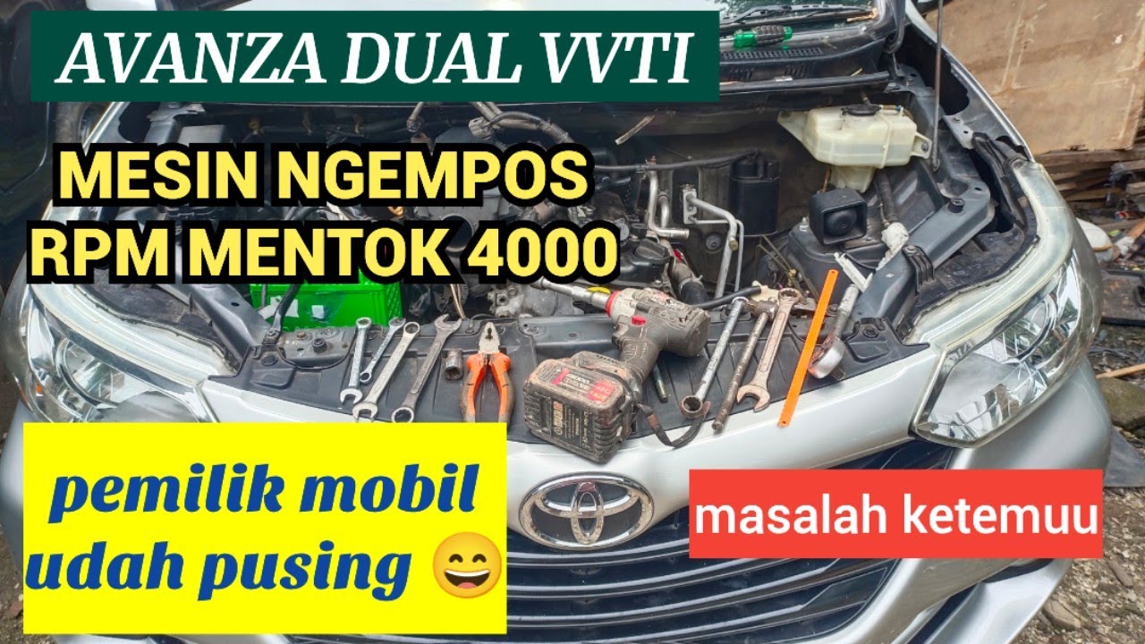 Двигатель Avanza Dual VVTI 2016 года все еще застрял на оборотах 4000, проблема именно здесь.