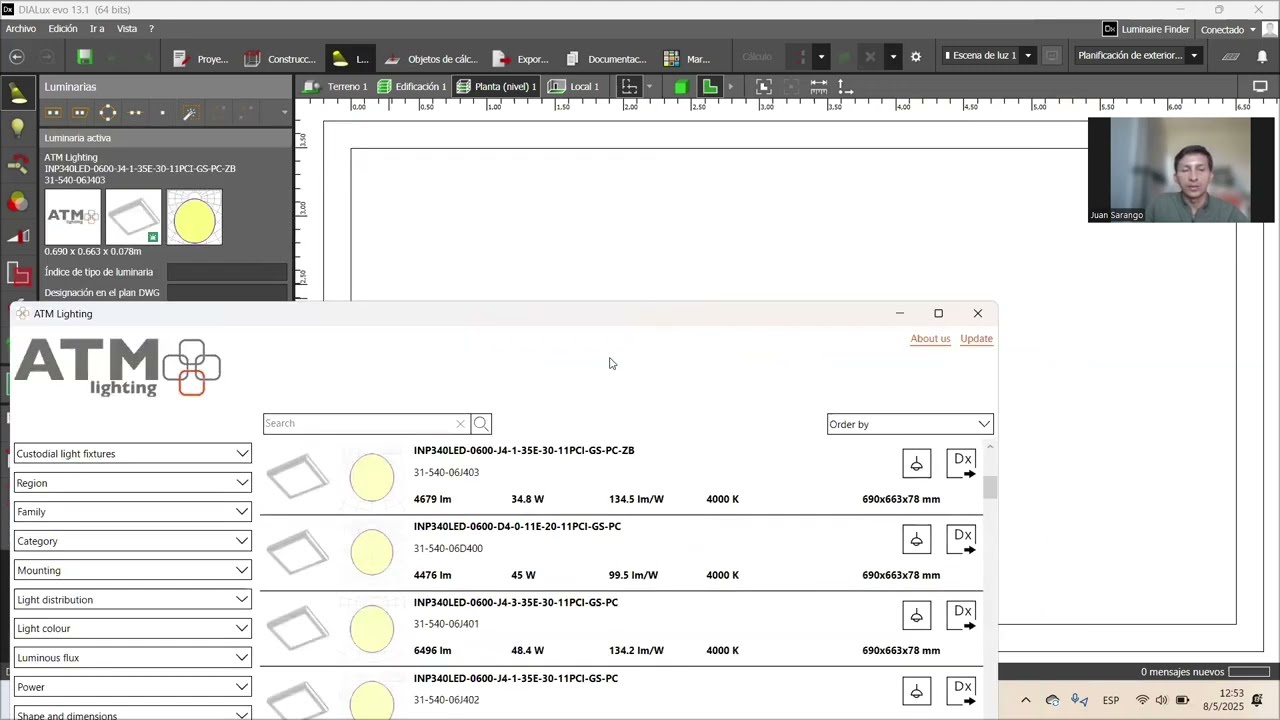 IMPORTAR LUMINARIAS EN DIALUX EVO 13.1