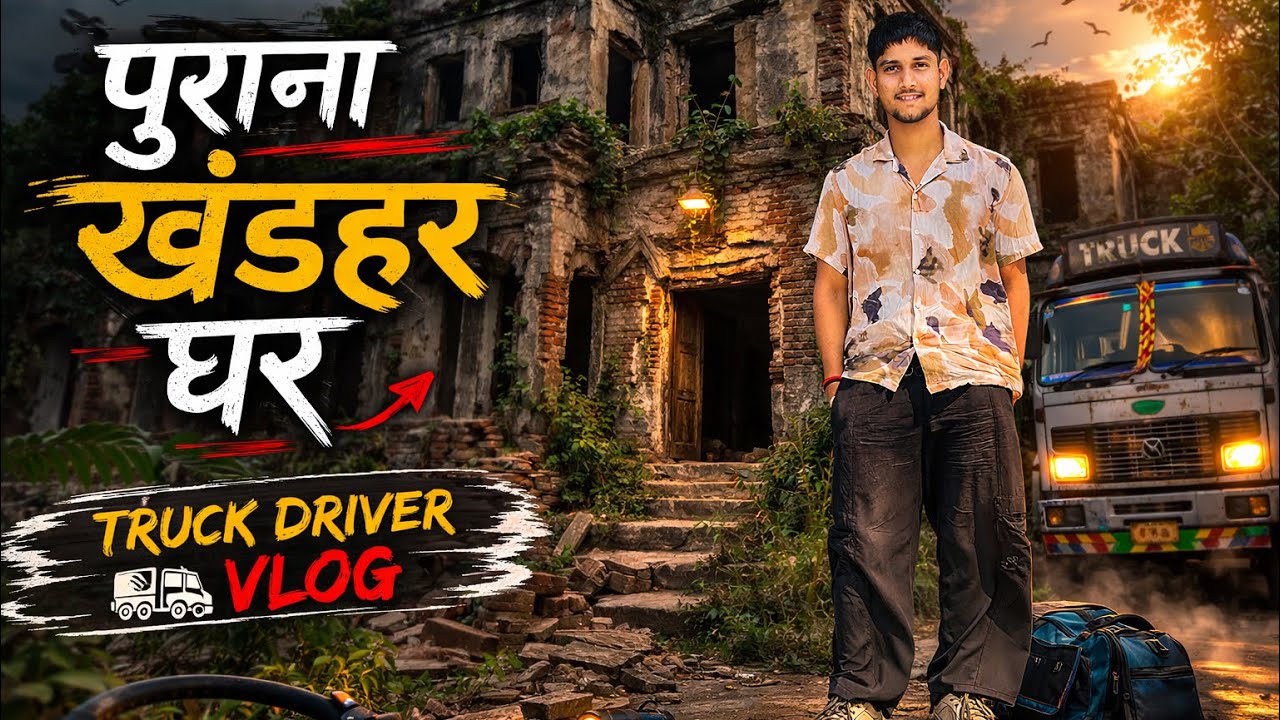  Truck Driver Vlog | सालों बाद अपने पुराने घर पहुँचा ड्राइवर 😮🏠 #truckesvlogs #viralvideo 