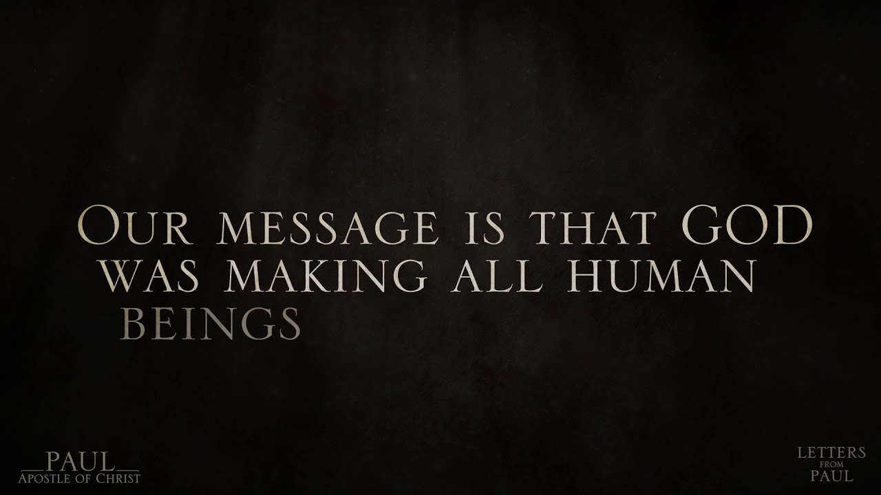 Letters From Paul #3: 2 Corinthians 5