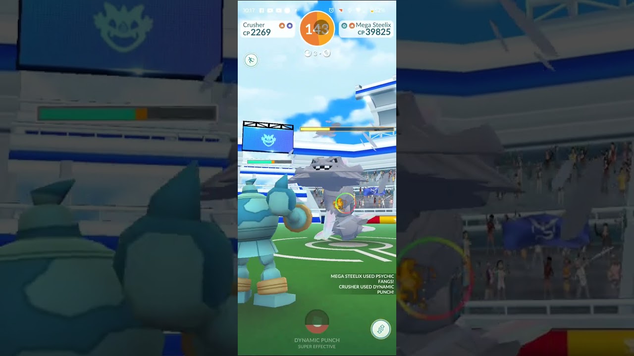 Battling Mega Steelix! #pokemon #pokemongo #pokemoncommunity 