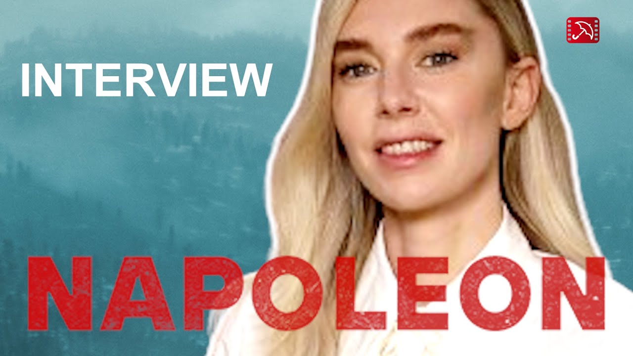 Vanessa Kirby NAPOLEON Interview (2023) // Apple TV+