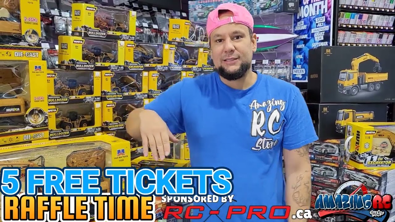 The Next Rafle at Amazing RC store!! Sponsored by RC PRO!!!