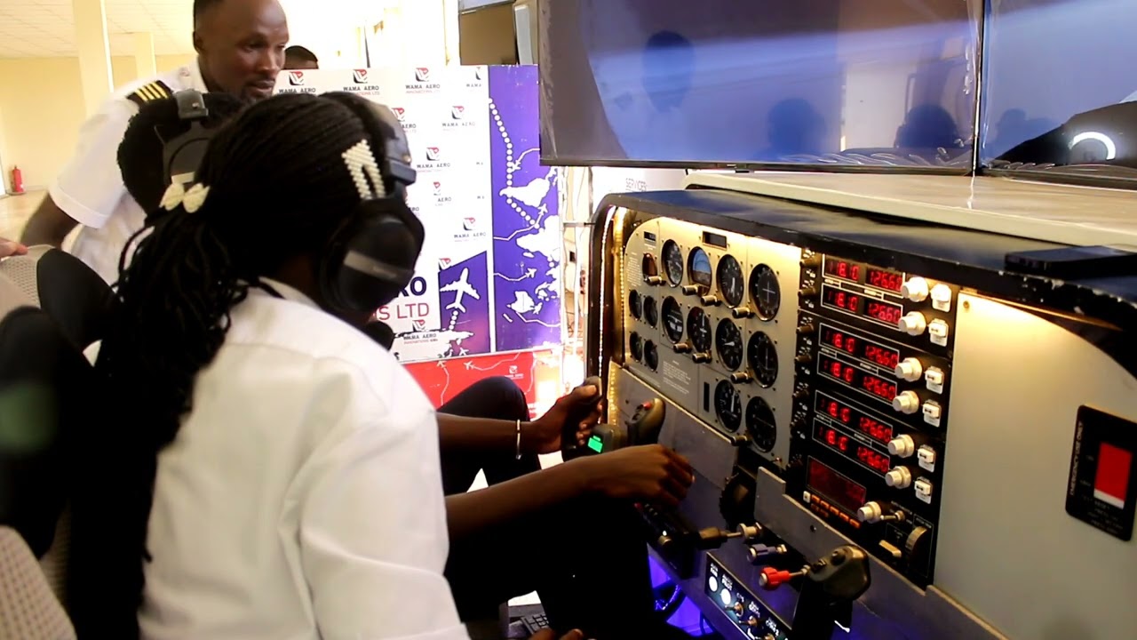 Our Setup at Das Aviation School, Entebbe International Airport 