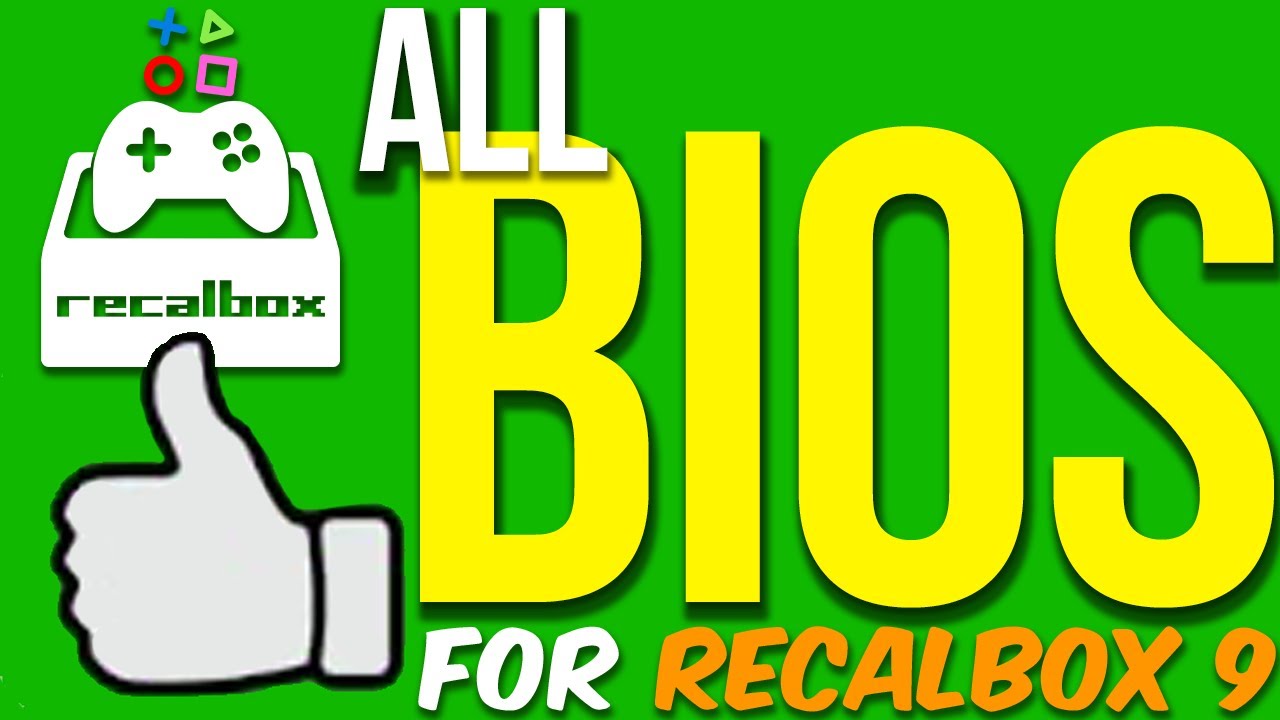 RECALBOX 9x BIOS FILES for Raspberry Pi3, Pi4, Odroid, PC (APRIL 2023 UPDATE!)
