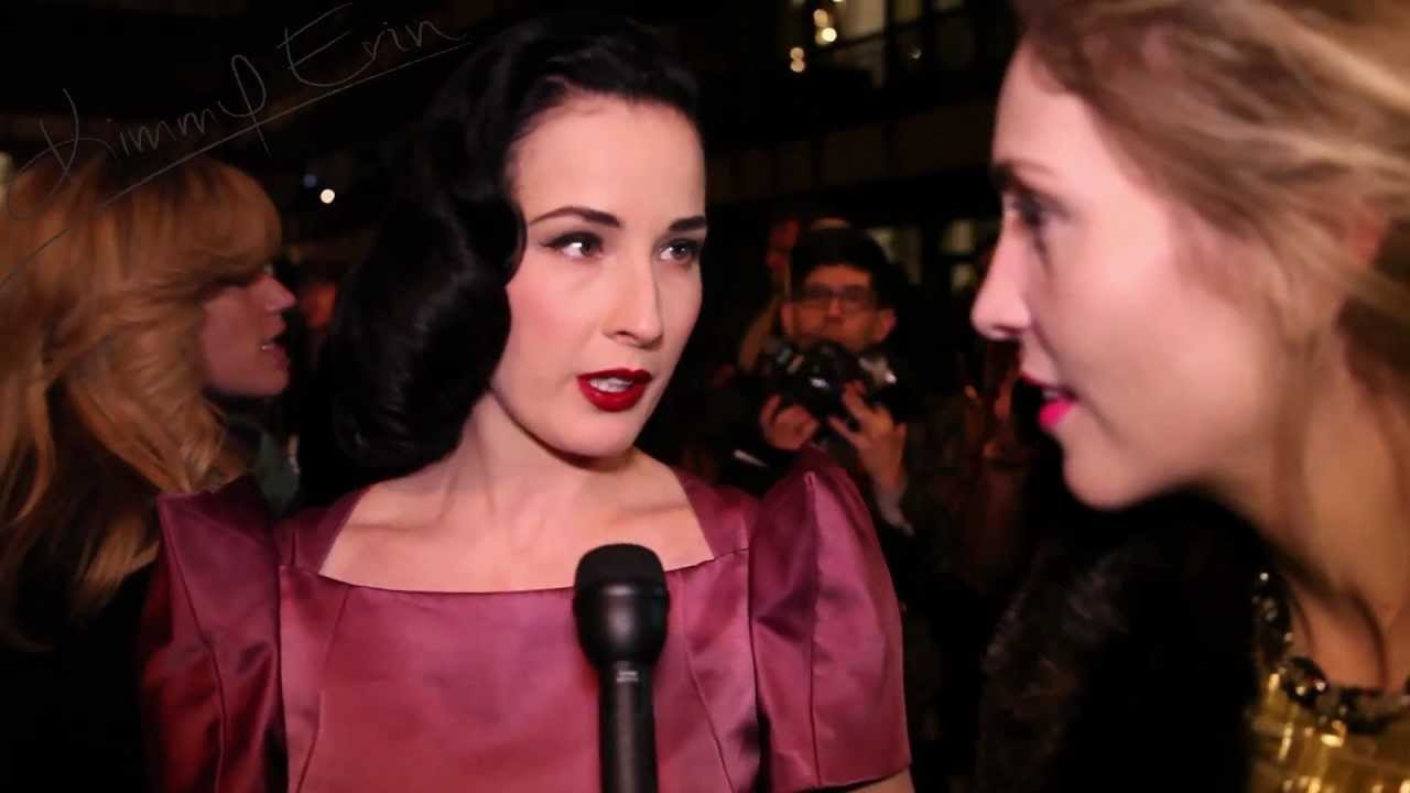 Zac Posen Backstage and Red Lips with Dita Von Teese
