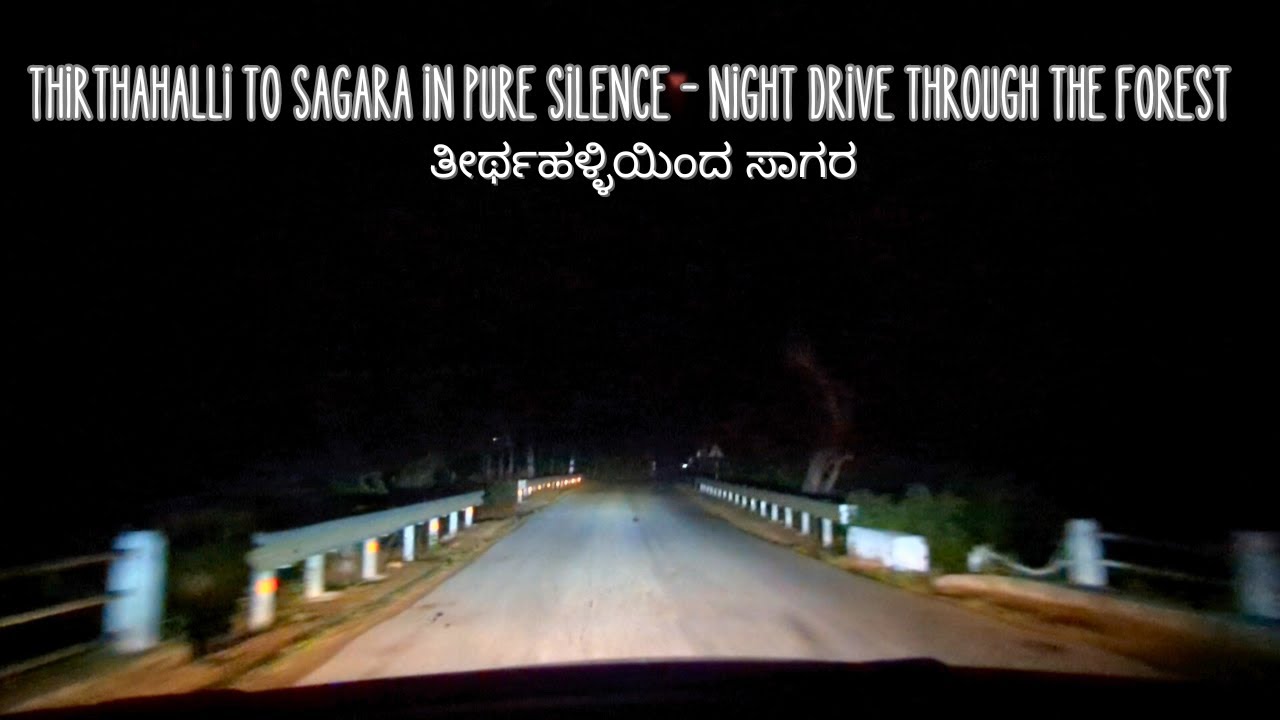 Thirthahalli to Sagara night drive experience