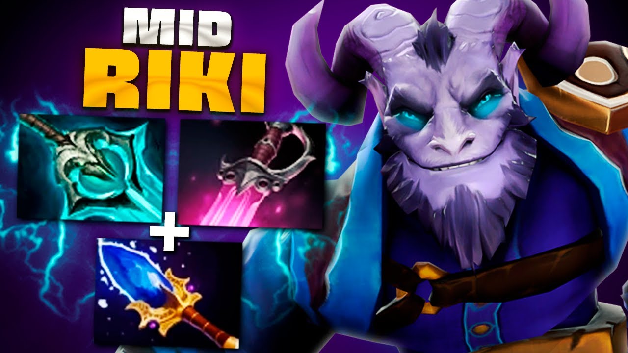 Уничтожение МИДА на Рики (Дисперсер + Ханда) — Riki Dota 2