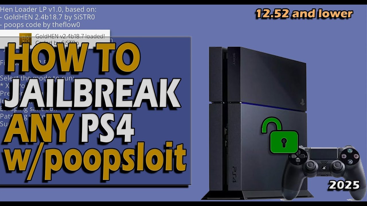 Как взломать ЛЮБУЮ PS4 с версией прошивки 12.52 и ниже | РУКОВОДСТВО ПО ВЗЛОМУ 2025