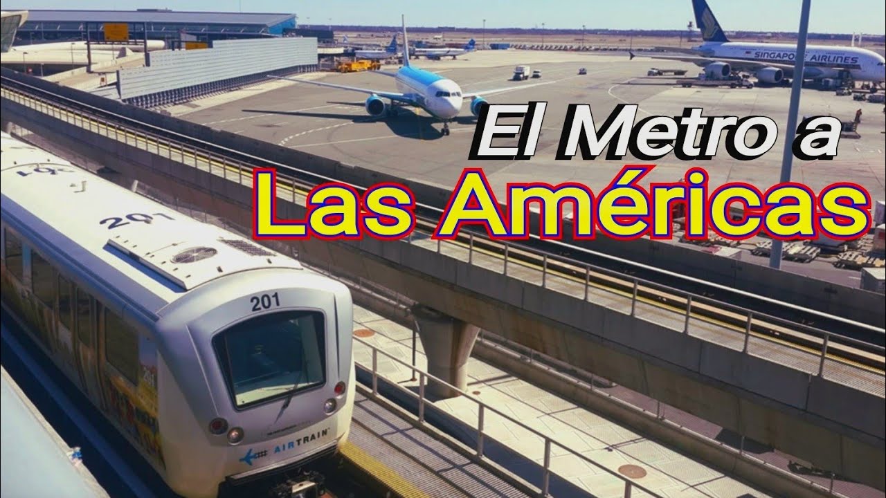 El Metro hacia el Aeropuerto Las Américas, Linea 3 de Santo Domingo, República Dominicana