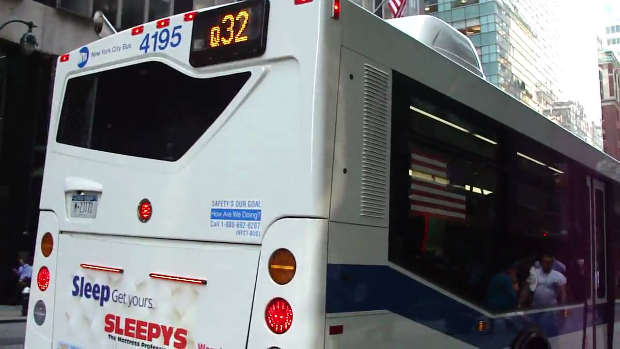 NYCTA : Orion VII Next Generation Hybrid 4195 On The Q32 @ Madison Ave