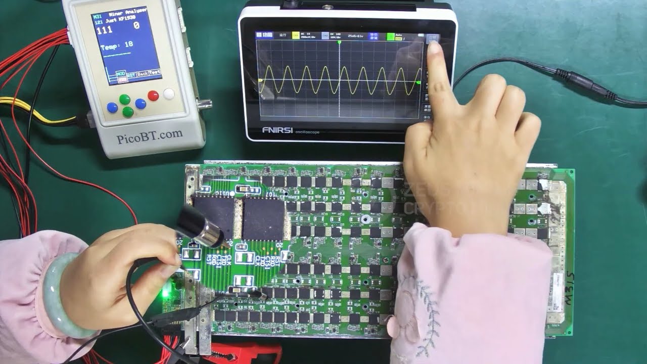 FNIRSI-1013D digital oscilloscope usage tutorial