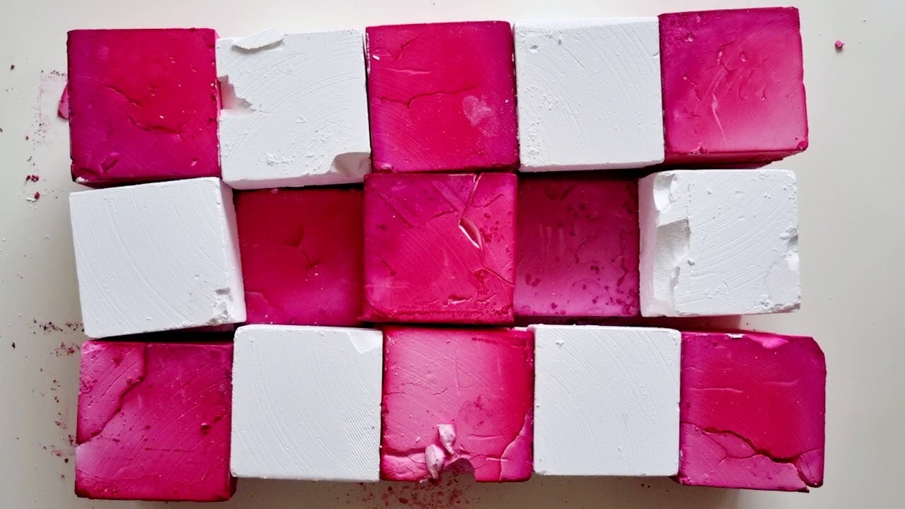 IG Celebrations 8K: 28 Soft Fluffy Blocks Crumbles💗Dyed Gym Chalk💗PJ Gym Chalk💗ASMR Anxiety Relief
