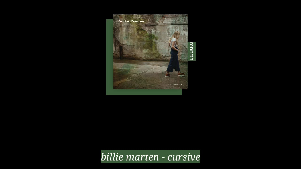 billie marten - cursive | tradução & letra