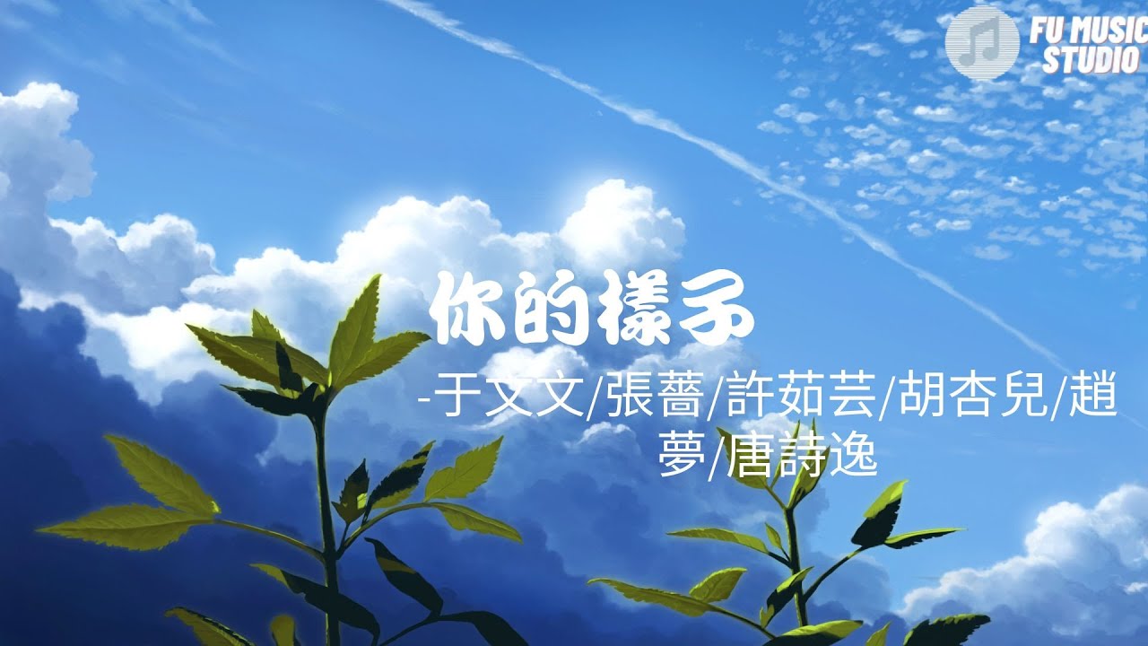 于文文/張薔/許茹芸/胡杏兒/趙夢/唐詩逸-你的樣子（動態歌詞）我聽到傳來的誰的聲音像那夢裡嗚咽中的小河我看到遠去的誰的步伐遮住告別時哀傷的眼神不明白的是為何你情願