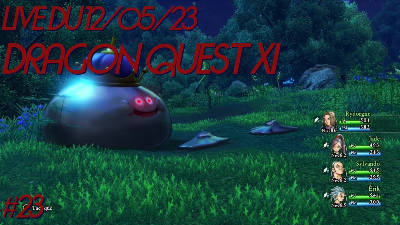 VOD #23 - Cibles et xp - Dragon Quest XI - 12/05/23