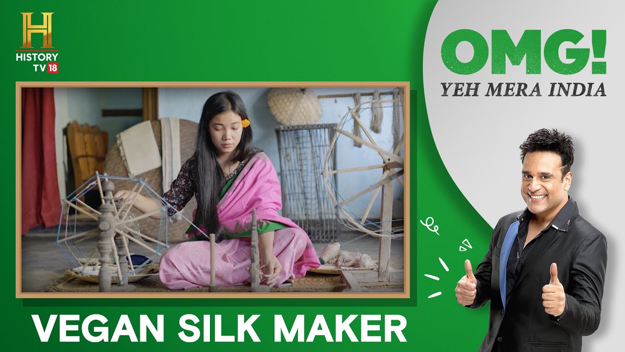 100% vegan and cruelty-free silk!  #OMGIndia S08E03 Story 2