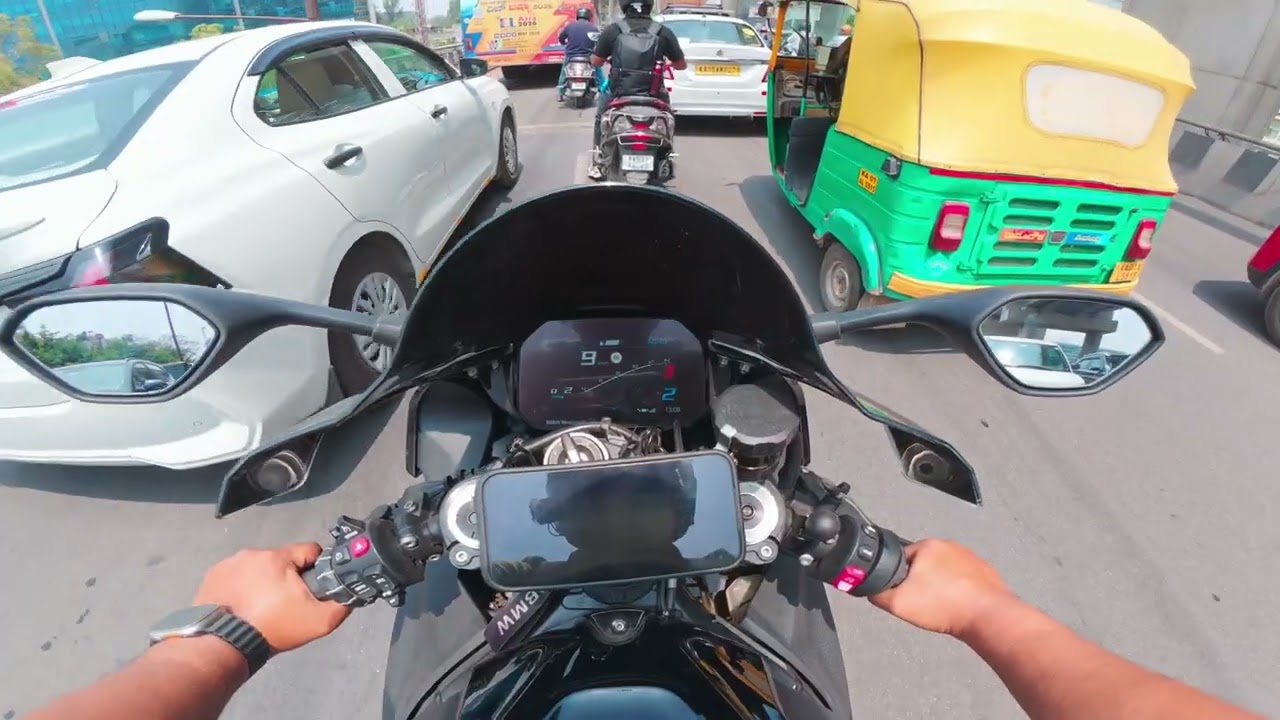 02Apr2026 - BMW S1K Bangalore Biker - Daily Ride - Home To Office