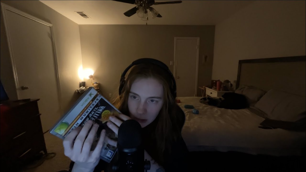 ASMR|  Whispered ramble show n tell part 2 (: Binaural and close up tapping