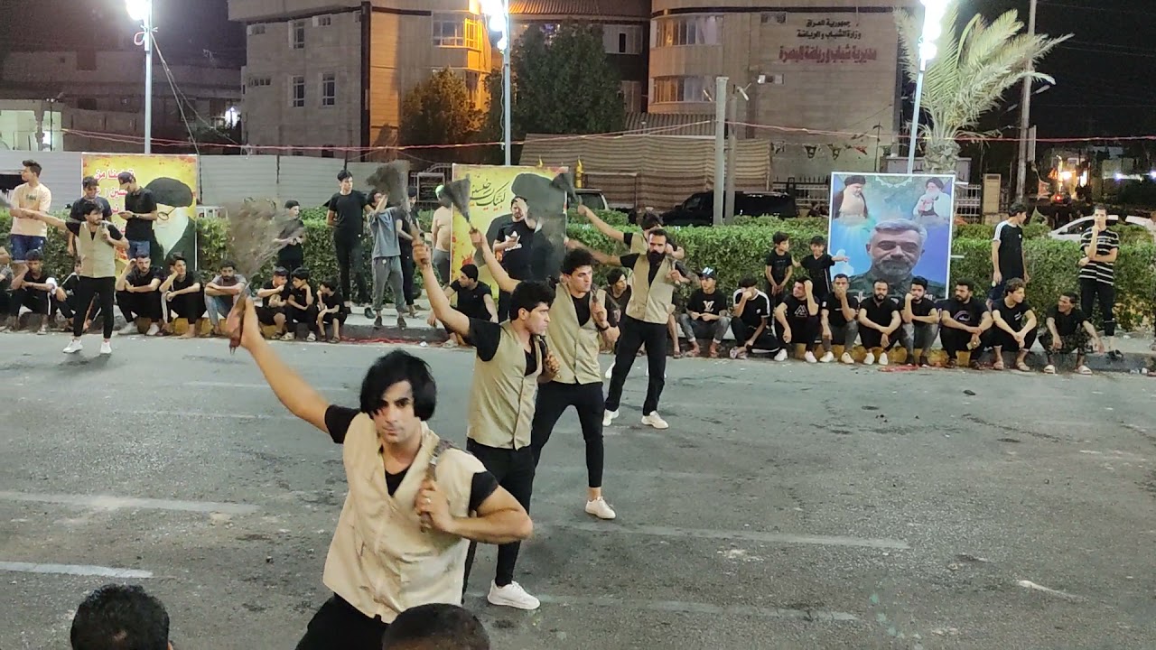 موكب انصار الحجه ليلة الخامس محرم .في استعراض الطويسه