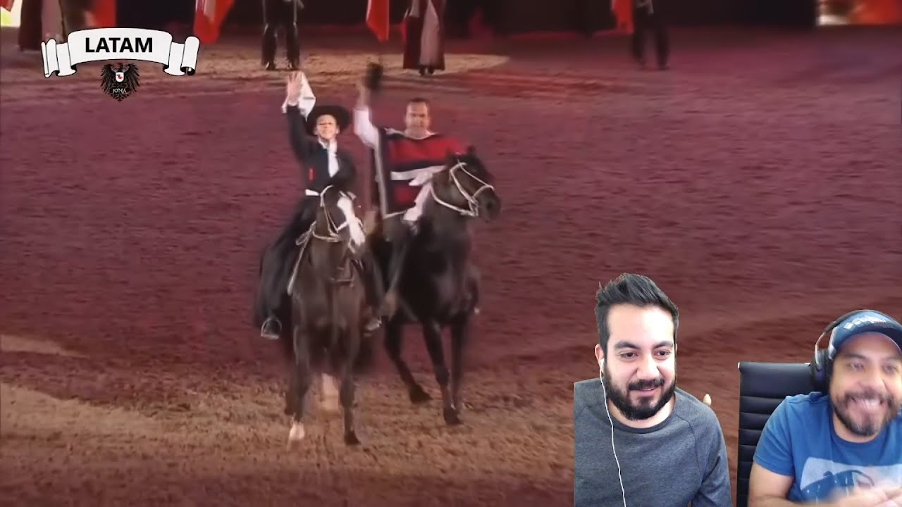 MEXICANOS REACCIONA A LOS HUASOS CHILENOS SALUDAN A  LA REINA ISABEL  II