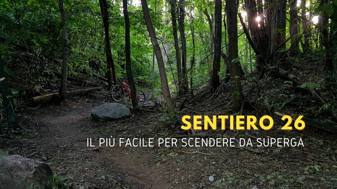 SENTIERO 26 - MTB TORINO - Il trail più facile per scendere da Superga