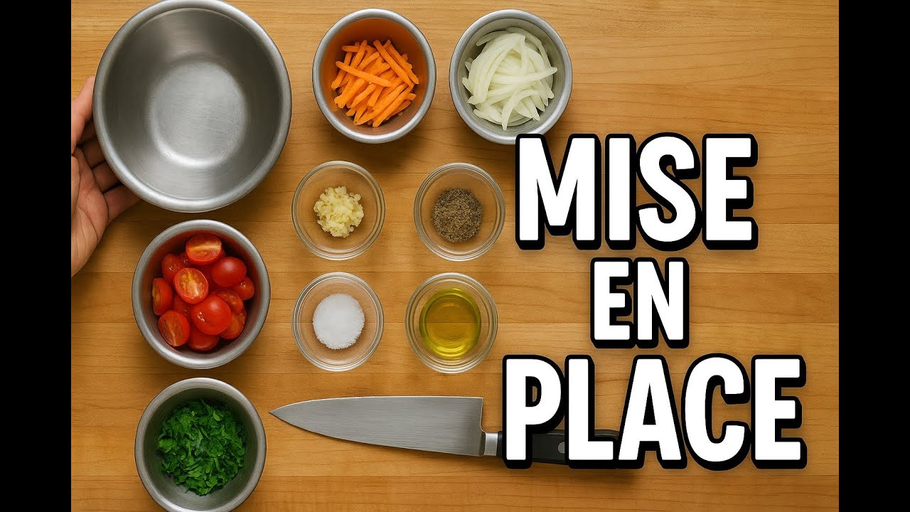 MISE EN PLACE EN LA COCINA (La importancia de saber manejarlo)
