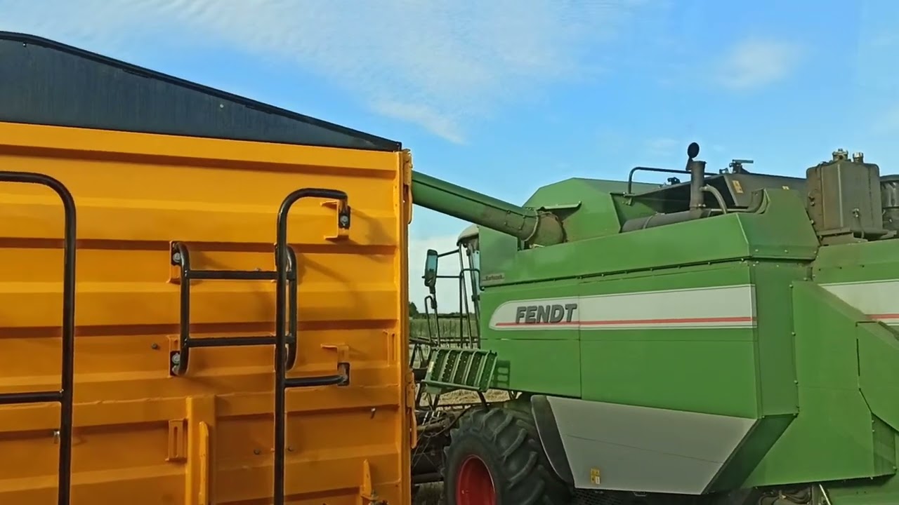 Fendt 5180E 2010r, koszenie pszenżyta 28.07.2022r